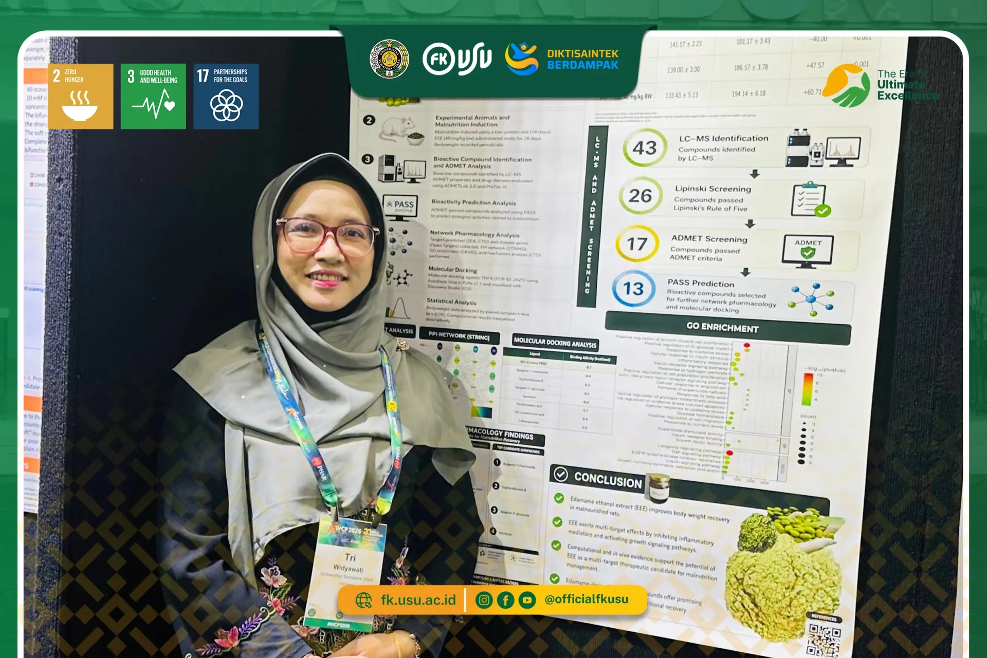 Dua Karya Ilmiah FK USU Dipresentasikan pada WCP 2026 di Melbourne, Australia